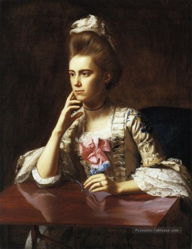 Mme Richard Skinner Nouvelle Angleterre Portraiture John Singleton Copley Peinture à l'huile